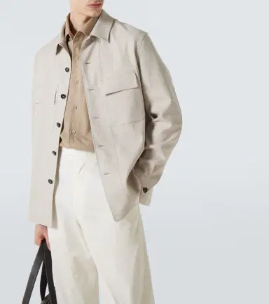 Zegna Linen, wool, and silk-blend overshirt | Thumbnail 5 Zegna Linen, wool, and silk-blend overshirt | Thumbnail 5