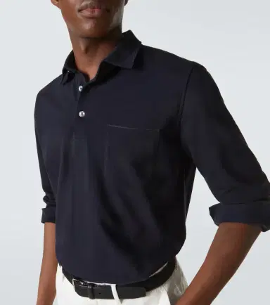 Zegna Logo cotton polo shirt | Thumbnail 4 Zegna Logo cotton polo shirt | Thumbnail 4