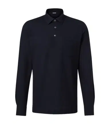 Zegna Logo cotton polo shirt | Thumbnail 1 Zegna Logo cotton polo shirt | Thumbnail 1