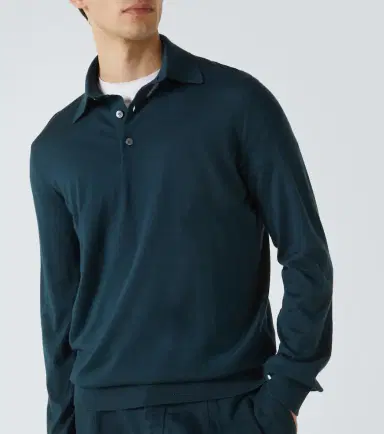 Zegna Cashmere and silk polo shirt | Thumbnail 5 Zegna Cashmere and silk polo shirt | Thumbnail 5