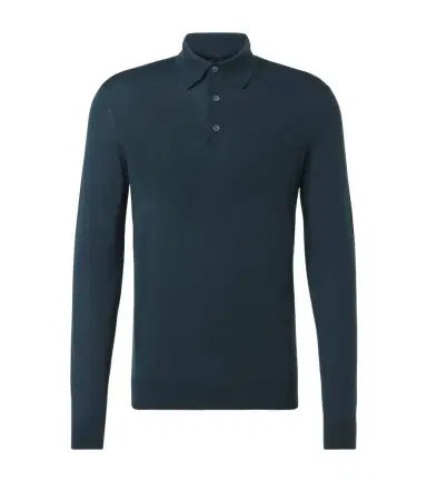 Zegna Cashmere and silk polo shirt | Thumbnail 1 Zegna Cashmere and silk polo shirt | Thumbnail 1
