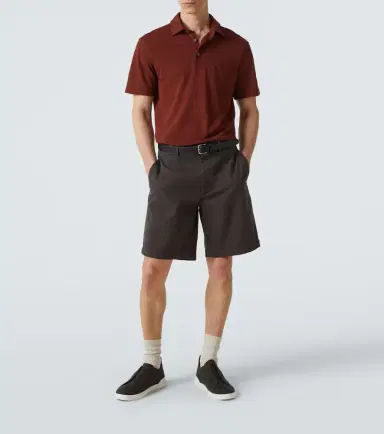 Zegna Cotton piqué polo shirt | Thumbnail 2 Zegna Cotton piqué polo shirt | Thumbnail 2