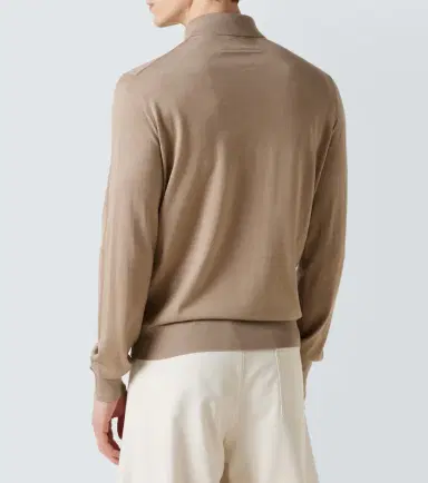 Zegna Cashmere and silk polo sweater | Thumbnail 2 Zegna Cashmere and silk polo sweater | Thumbnail 2