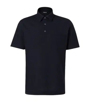 Zegna Logo cotton polo shirt | Thumbnail 1 Zegna Logo cotton polo shirt | Thumbnail 1