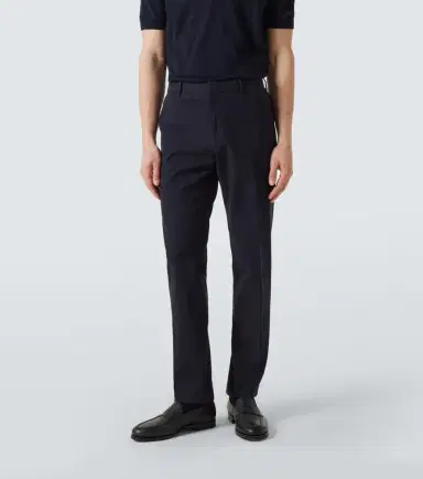 Zegna Cotton-blend straight pants | Thumbnail 2 Zegna Cotton-blend straight pants | Thumbnail 2