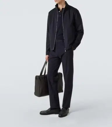 Zegna Cotton-blend straight pants | Thumbnail 4 Zegna Cotton-blend straight pants | Thumbnail 4