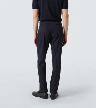 Zegna Cotton-blend straight pants | Thumbnail 5 Zegna Cotton-blend straight pants | Thumbnail 5