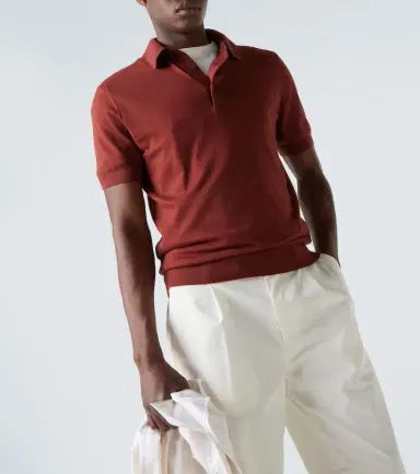 Zegna Cotton polo shirt | Thumbnail 4 Zegna Cotton polo shirt | Thumbnail 4