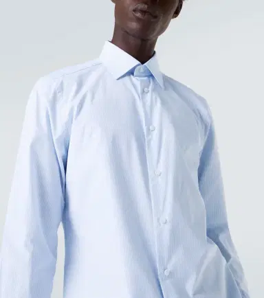 Zegna Striped cotton shirt | Thumbnail 6 Zegna Striped cotton shirt | Thumbnail 6