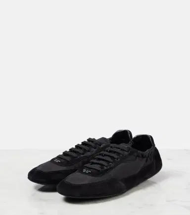 Prada Collapse Re-Nylon suede-trimmed sneakers | Thumbnail 4 Prada Collapse Re-Nylon suede-trimmed sneakers | Thumbnail 4