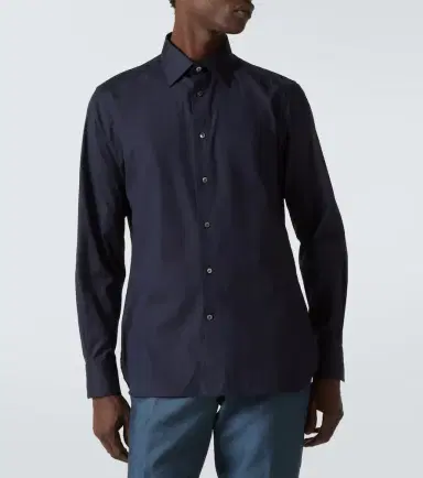 Zegna Cotton-blend shirt | Thumbnail 6 Zegna Cotton-blend shirt | Thumbnail 6