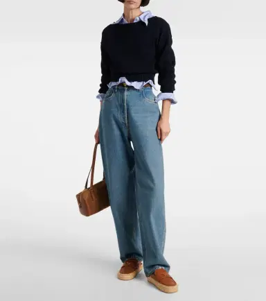 Prada Leather espadrille mules | Thumbnail 5 Prada Leather espadrille mules | Thumbnail 5
