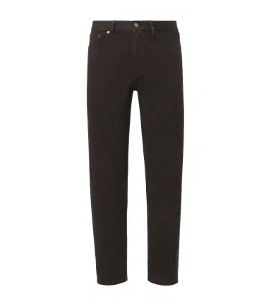 Zegna Leather-trimmed cotton straight pants | Thumbnail 1 Zegna Leather-trimmed cotton straight pants | Thumbnail 1