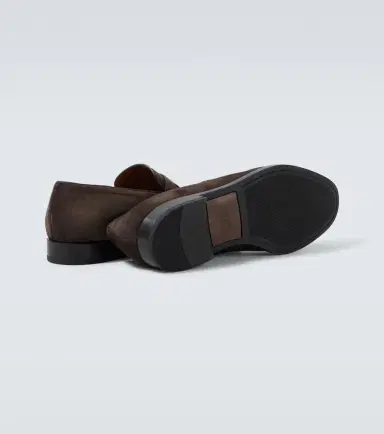 Zegna Suede penny loafers | Thumbnail 5 Zegna Suede penny loafers | Thumbnail 5