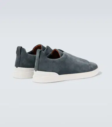 Zegna Triple Stitch suede slip-on sneakers | Thumbnail 5 Zegna Triple Stitch suede slip-on sneakers | Thumbnail 5