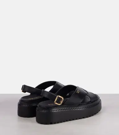 Prada Leather platform sandals | Thumbnail 2 Prada Leather platform sandals | Thumbnail 2