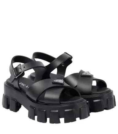 Prada Monolith platform sandals | Thumbnail 1 Prada Monolith platform sandals | Thumbnail 1