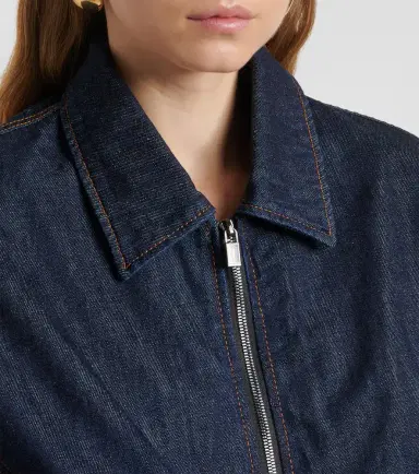 Magda Butrym Oversized denim bomber jacket | Thumbnail 3 Magda Butrym Oversized denim bomber jacket | Thumbnail 3