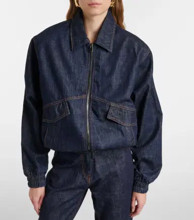 Magda Butrym Oversized denim bomber jacket | Thumbnail 5 Magda Butrym Oversized denim bomber jacket | Thumbnail 5