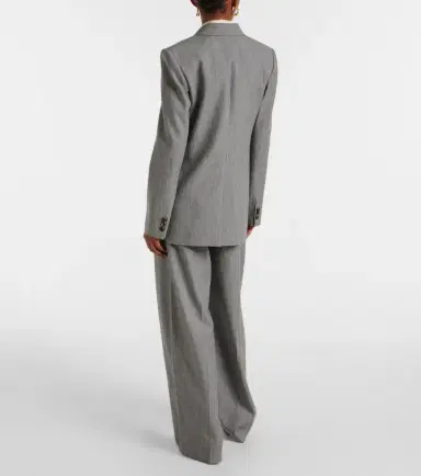 Vince Double-breasted wool-blend twill blazer | Thumbnail 2 Vince Double-breasted wool-blend twill blazer | Thumbnail 2
