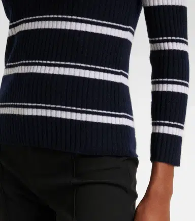 Vince Striped cashmere and silk polo sweater | Thumbnail 6 Vince Striped cashmere and silk polo sweater | Thumbnail 6