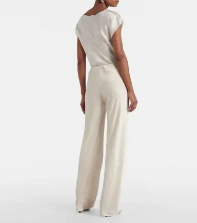 Vince High-rise satin wide-leg pants | Thumbnail 3 Vince High-rise satin wide-leg pants | Thumbnail 3