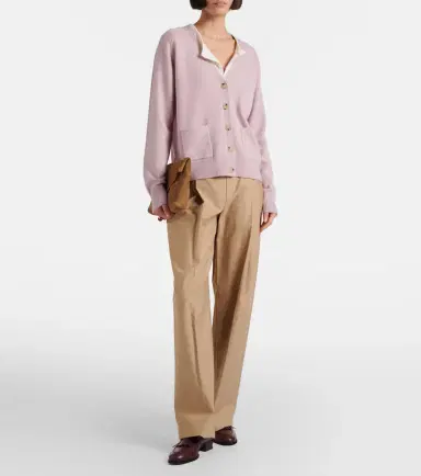 Vince Cotton and wool wide-leg pants | Thumbnail 2 Vince Cotton and wool wide-leg pants | Thumbnail 2