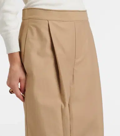 Vince Cotton and wool wide-leg pants | Thumbnail 5 Vince Cotton and wool wide-leg pants | Thumbnail 5