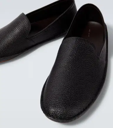 The Row Vasko leather slip-on shoes | Thumbnail 2 The Row Vasko leather slip-on shoes | Thumbnail 2