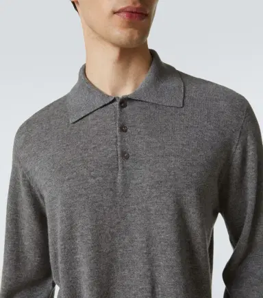 The Row Judi cashmere polo sweater | Thumbnail 3 The Row Judi cashmere polo sweater | Thumbnail 3