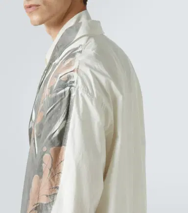 Dries Van Noten Printed double-breasted cotton coat | Thumbnail 5 Dries Van Noten Printed double-breasted cotton coat | Thumbnail 5