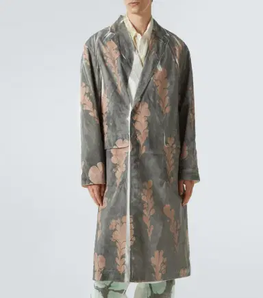 Dries Van Noten Printed double-breasted cotton coat | Thumbnail 7 Dries Van Noten Printed double-breasted cotton coat | Thumbnail 7