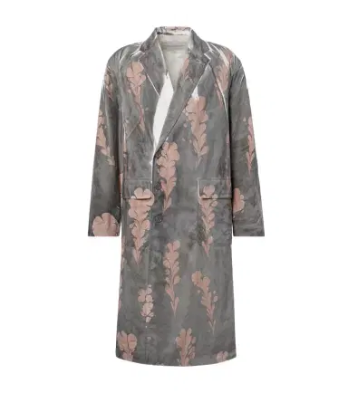 Dries Van Noten Printed double-breasted cotton coat | Thumbnail 1 Dries Van Noten Printed double-breasted cotton coat | Thumbnail 1