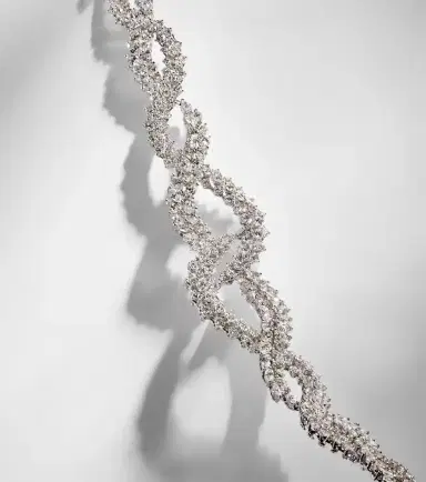 YEPREM Y-Couture 18kt white gold bracelet with diamonds | Thumbnail 3 YEPREM Y-Couture 18kt white gold bracelet with diamonds | Thumbnail 3