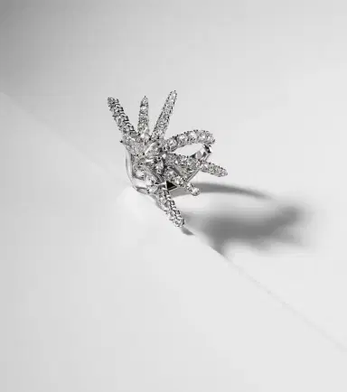 YEPREM Y-Not 18kt white gold ring with diamonds | Thumbnail 4 YEPREM Y-Not 18kt white gold ring with diamonds | Thumbnail 4