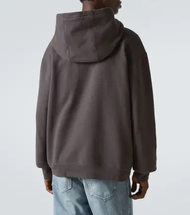 Saint Laurent Logo cotton hoodie | Thumbnail 4 Saint Laurent Logo cotton hoodie | Thumbnail 4