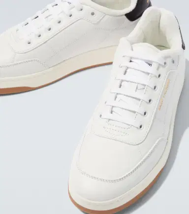 Saint Laurent SL/61 logo leather low-top sneakers | Thumbnail 4 Saint Laurent SL/61 logo leather low-top sneakers | Thumbnail 4