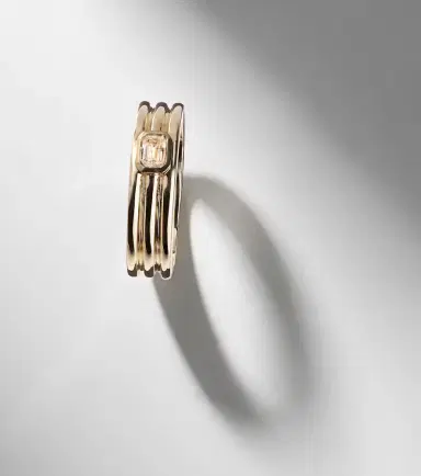 STONE AND STRAND 14kt gold ring with diamond | Thumbnail 5 STONE AND STRAND 14kt gold ring with diamond | Thumbnail 5