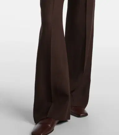 Loro Piana Timi linen crêpe flared pants | Thumbnail 2 Loro Piana Timi linen crêpe flared pants | Thumbnail 2