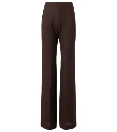 Loro Piana Timi linen crêpe flared pants | Thumbnail 1 Loro Piana Timi linen crêpe flared pants | Thumbnail 1