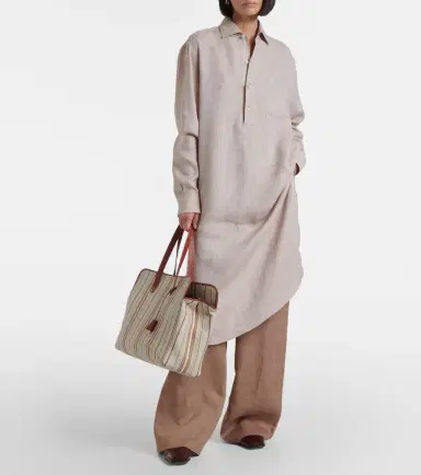 Loro Piana Lora linen shirt dress | Thumbnail 3 Loro Piana Lora linen shirt dress | Thumbnail 3