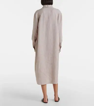 Loro Piana Lora linen shirt dress | Thumbnail 4 Loro Piana Lora linen shirt dress | Thumbnail 4