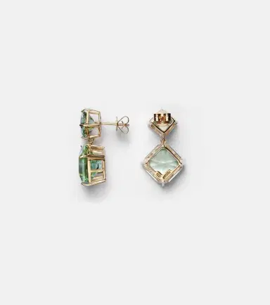 Mateo 14kt gold drop earrings with amethysts | Thumbnail 5 Mateo 14kt gold drop earrings with amethysts | Thumbnail 5