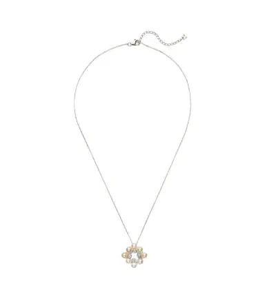 Mateo Cluster 14kt gold pendant necklace with pearls and diamonds | Thumbnail 1 Mateo Cluster 14kt gold pendant necklace with pearls and diamonds | Thumbnail 1