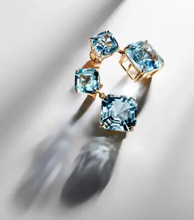 Mateo 14kt gold drop earrings with topazes | Thumbnail 4 Mateo 14kt gold drop earrings with topazes | Thumbnail 4
