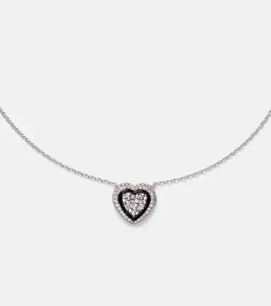 Kamyen Heart 18kt white gold pendant necklace with diamonds | Thumbnail 3 Kamyen Heart 18kt white gold pendant necklace with diamonds | Thumbnail 3