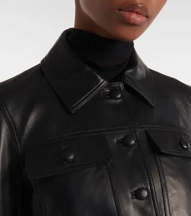 Saint Laurent Cropped leather jacket | Thumbnail 5 Saint Laurent Cropped leather jacket | Thumbnail 5