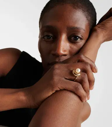 Mateo Pearl Curl 14kt gold ring with freshwater pearl | Thumbnail 2 Mateo Pearl Curl 14kt gold ring with freshwater pearl | Thumbnail 2