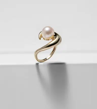 Mateo Pearl Curl 14kt gold ring with freshwater pearl | Thumbnail 4 Mateo Pearl Curl 14kt gold ring with freshwater pearl | Thumbnail 4