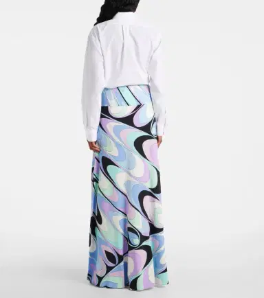 Pucci Jersey satin maxi skirt | Thumbnail 5 Pucci Jersey satin maxi skirt | Thumbnail 5